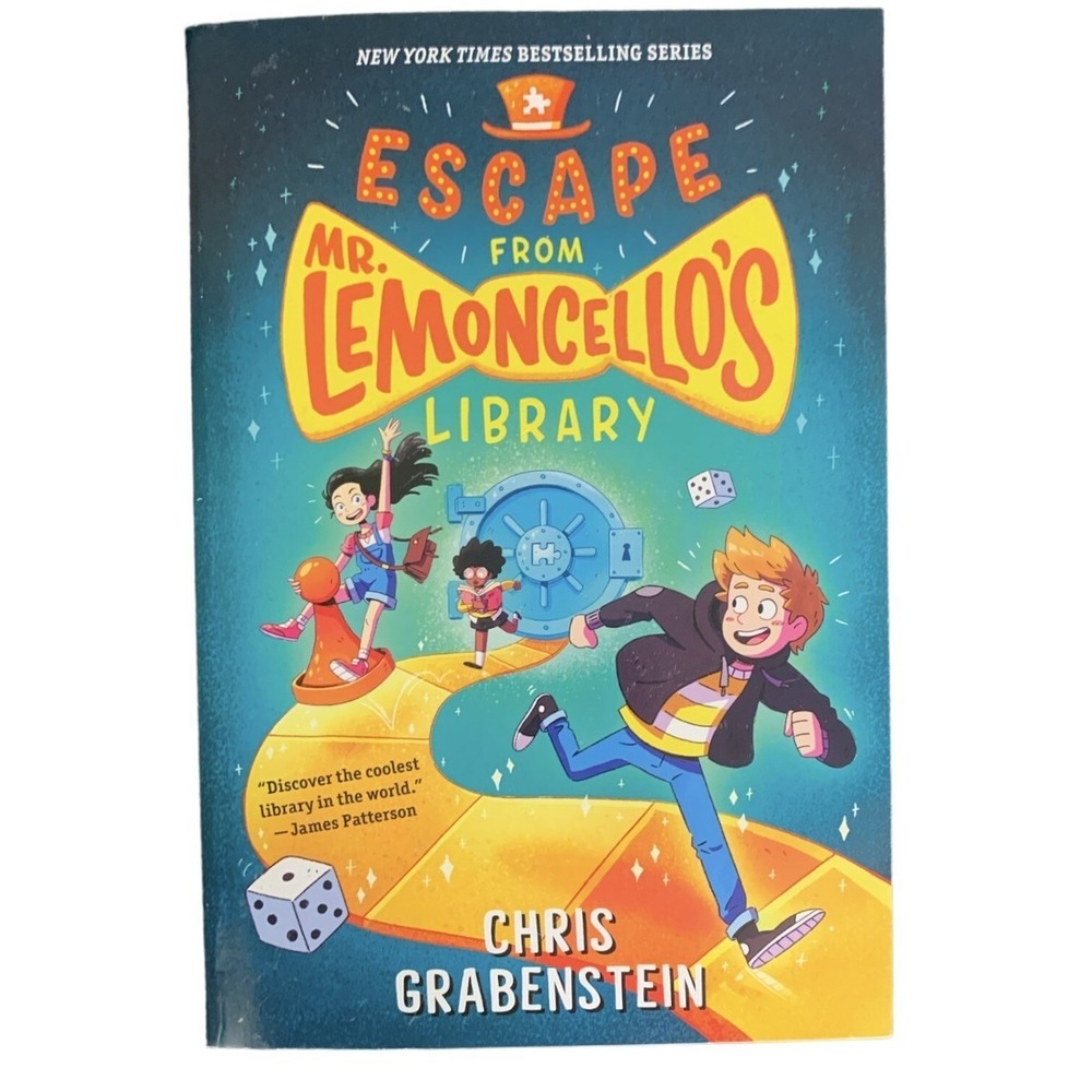 GUC Escape from Mr. Lemoncello's Library By Chris Grabenstein Paperback Book